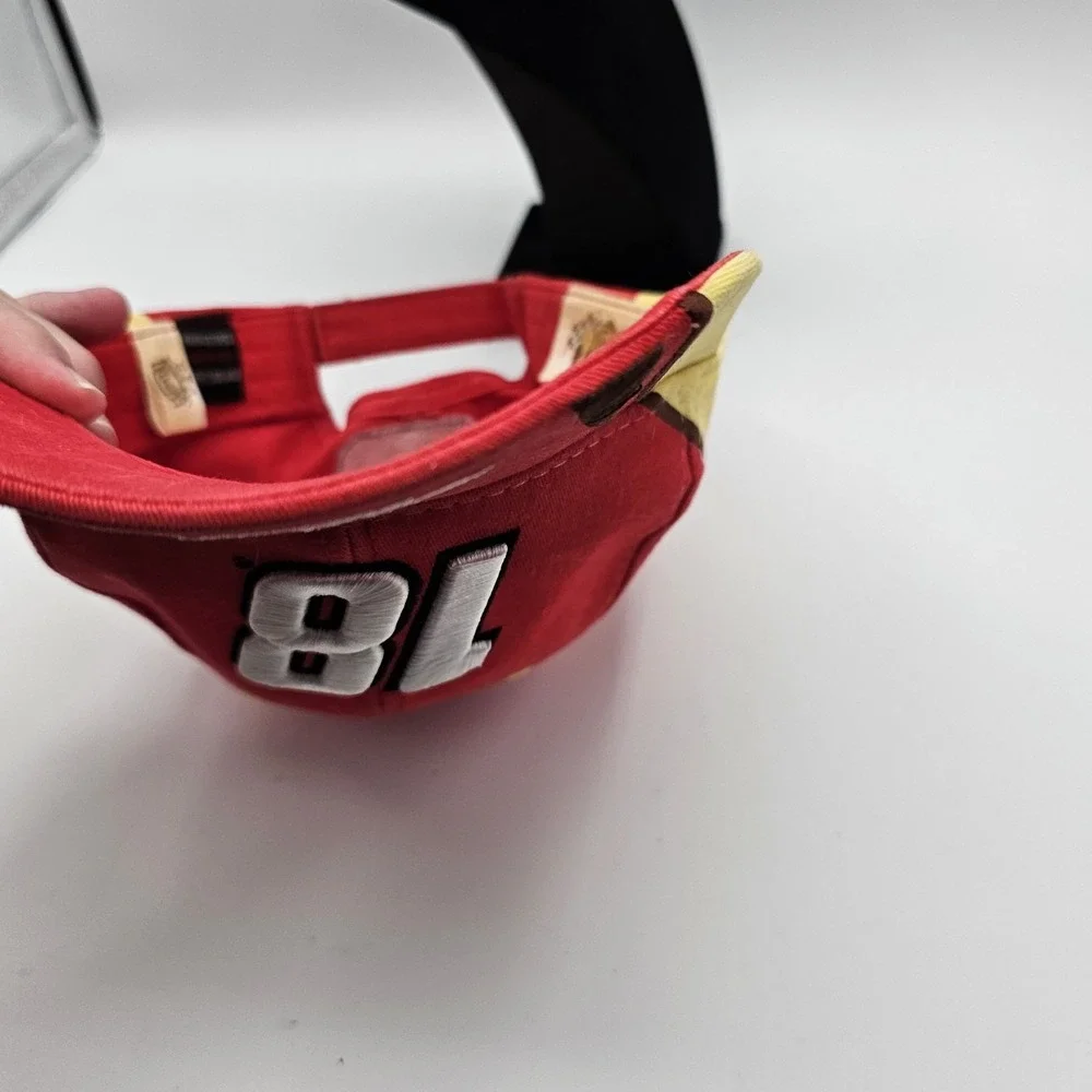 Winner's Circle Kyle Busch #18 NASCAR M&M's Racing Adjustable Hat Cap Red OSFA